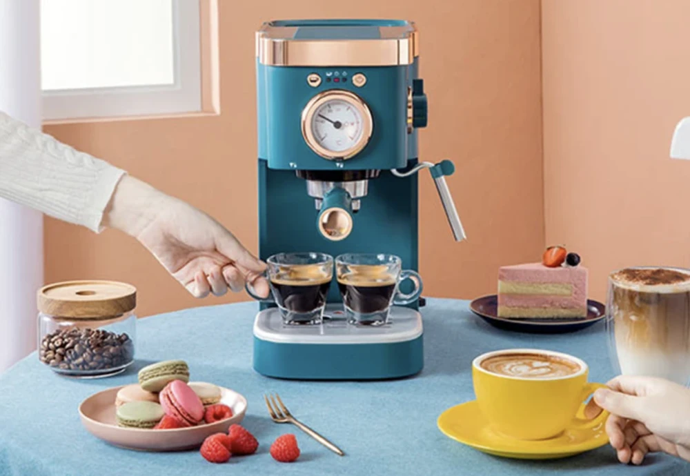 espresso machine with milk steamer